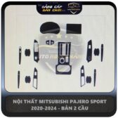 PPF NỘI THẤT MITSUBISHI PAJERO SPORT 2020-2024 - BẢN 2 CẦU-1100K